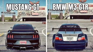 NFS Heat: RAZOR MUSTANG GT VS MOST WANTED BMW M3 GTR LE (WHICH IS FASTEST?)