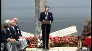 President Reagan's Address at Pointe du Hoc, Normandy, France, June 6, 1984