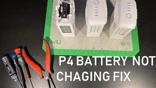 2021 DJI Phantom 4 Battery Flashing/Not Charging FIX