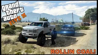 GTA 5 ROLEPLAY - BUILT POWERSTROKE ROLLIN COAL ON COP! - EP. 547 - CIV