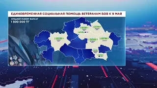 Сколько ветеранов ВОВ осталось в Казахстане и какое пособие они получили к 9 мая