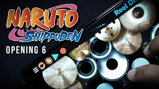 NARUTO SHIPPUDEN OPENING 6 | FLOW - SIGN (REAL DRUM COVER)