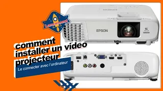 comment brancher  vidéo projecteur avec mon Pc portable? كيفية تشغيل المسلاط مع الحاسوب