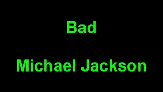 Michael Jackson - Bad Karaoke