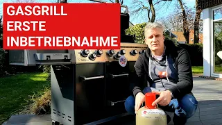 ♨️ GRILLBLITZ: Gasgrill Erstinbetriebnahme Ausbrennen Grill erste Inbetriebnahme Anleitung Tutorial