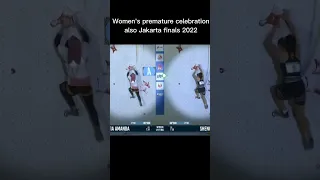 PREMATURE celebration - Jakarta Men's and Women's Speed Climbing Finals 2022