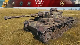 Pz 3 K | German tier 5 premium medium tank | World of Tanks gameplay