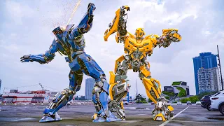 Transformers: Rise of The Beasts | Bumblebee vs Gipsy Danger Robot Ending Scene HD #2024