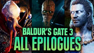 Baldur's Gate 3 All Epilogue Choices + Endings - Good, Evil, Secret + All Romances Epilogues