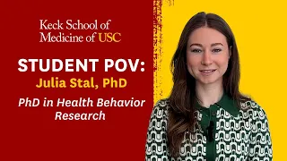 Student POV: Julia Stal, PhD, Class of 2024