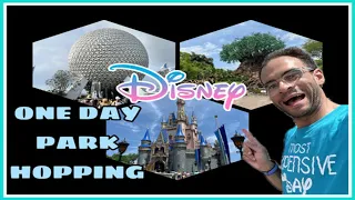 ATTEMPTING TO PARK HOP ALL DISNEY WORLD PARKS IN ONE DAY | Vlog