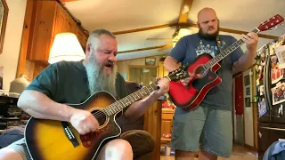 Acoustic cover of Jethro Tull Locomotive Breath by DoubleBruno