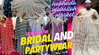 Bridals and partywear | salim silk store | nakhudamohallahmarket | mumbai #fashion #bridal #wedding