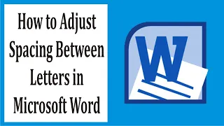 How to Adjust Spacing Between Letters in Microsoft word #17