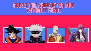 Guess the Anime Opening But Without Music | Anime Quiz