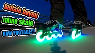 #170 Buffalo Bayou/inline skate/RAW FOOTAGE!!!