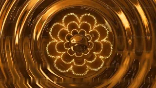 Футаж🌟 Золотой Цветок 🏵️ Golden Flower Background 🌟