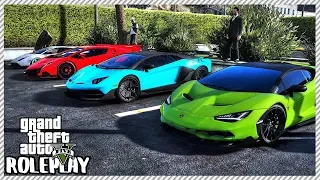 GTA 5 Roleplay - Cops 'SHUT DOWN' Lamborghini Car Meet!! | RedlineRP #585