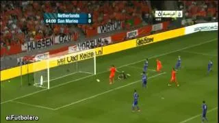 Euro 2012 Qualifiers - Netherlands 11-0 San Marino | Highlights (3/9/2011)