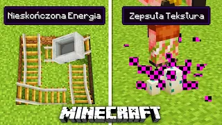 9 NAJDZIWNIEJSZYCH BŁĘDÓW w MINECRAFT...