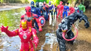 Avengers Superhero Story Spiderman 2, Iron Man, Ant-Man, Venom, Hulk, Black Panther, Captain America