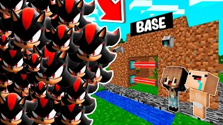 RETO DE LA BASE VS 1000000 SHADOW DE SONIC 2 😭😱 BASE BEBE NOOBSI VS SHADOW DE SONIC 2