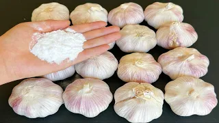 今天才知道，原來保存大蒜這麼簡單，只需撒一把，放1年不乾癟不發芽，真管用 preserved garlic， life hacks 保存されたニンニク 보존 마늘 संरक्षित लहसुन