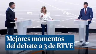 Mejores momentos del debate a 3 entre Sánchez, Abascal y Yolanda Díaz