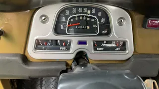 1980 FJ40 Land Cruiser cold start