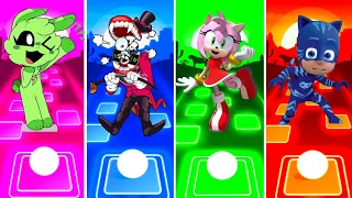 Poppy playtime Smiling Critters 🆚 Digital Circus 🆚 Sonic Amy Rose 🆚 Pj Masks 💤💥 Tiles Hop Edm Rush