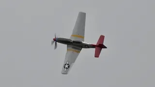 North American P-51D Mustang flying at RAF Fairford RIAT 2017 AirShow