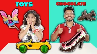 Amazing Toys Vs Chocolate Challenge | Pari's Lifestyle