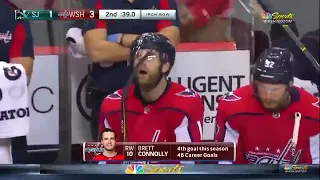 Kuznetsov gets left hanging after Connolly scores