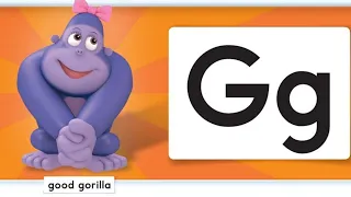 Oxford Phonics World student book level 1 - the alphabet - disc 1 - unit 3 - Letter G - gorilla girl
