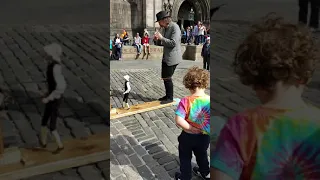 street musicians at the Fringe Festival in Edinburgh 2018