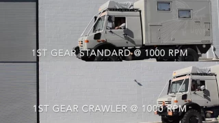 Unimog Working Gears 1st gear vs Standard 1st gear