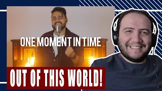 OUT OF THIS WORLD! One Moment in Time - Gabriel Henrique (Cover Whitney Houston -TEACHER PAUL REACTS