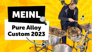 Meinl | Pure Alloy Custom Cymbals 2023 | Sound Demo