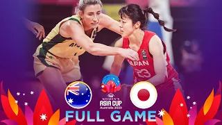 Australia v Japan | Full Basketball Game | FIBA Women's Asia Cup 2023 - Division A