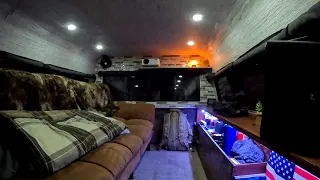 Ep 2. Cold winters night solo truck camping.