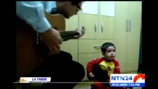 Niño brasileño es la sensación al cantar "Don't let me down" de The Beatles