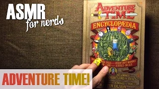 Adventure Time Encyclopedia ASMR Reading - whispering, page turning, book