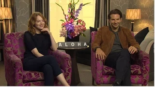 Emma Stone Does a Ridiculous Bradley Cooper Impression