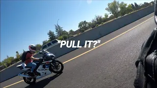 GSX-R 600 vs. GSX-R 750 / Highway Pull