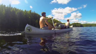 8 days canoeing in Sweden Glaskogen Gopro