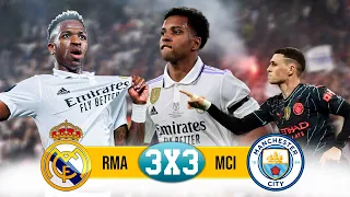 VINICIUS JR E RODRYGO DERAM AULA E FODEN e GVARDIOL FIZERAM GOLAÇO!  REAL MADRID 3X3 MANCHESTER CITY