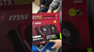 GTX 1050 Ti Open Boxing #Shorts