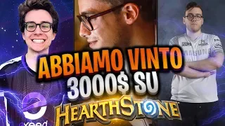 ABBIAMO VINTO 3000$ SU HEARTHSTONE! | Hearthstone ITA