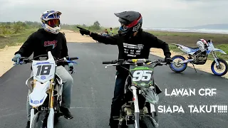 Ramadhan race BEGINI KETIKA KLX VS CRF SETANDAR Di Track LURUS!!