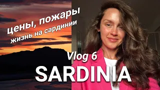 Жизнь на Сардинии 🎉 Пожары, Цены на продукты, Рынок уличной еды. Сардиния, Италия vlog 6